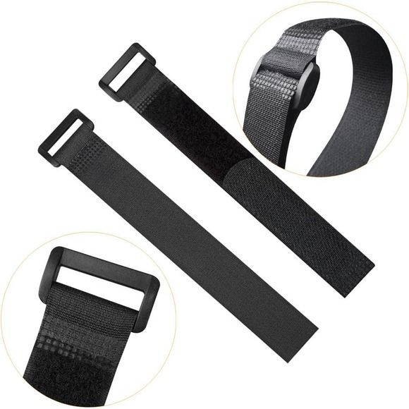 Reusable Fastening Cable Straps and Cable Ties Set 20 Pack 23"x3/4" - Picture 1 of 7